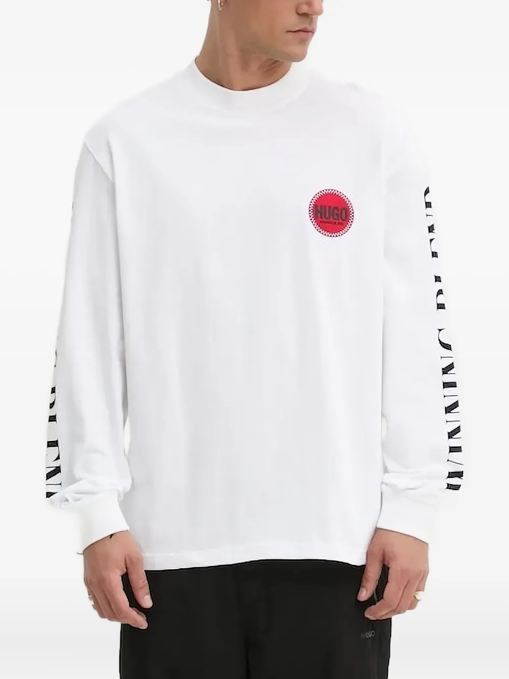 

Футболка с длинными рукавами Hugo, белый