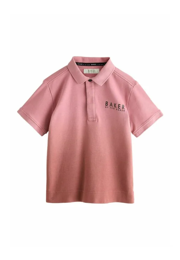 Рубашка-Поло стандартного кроя Baker By Ted Baker, Mauve Ombre — фото 4