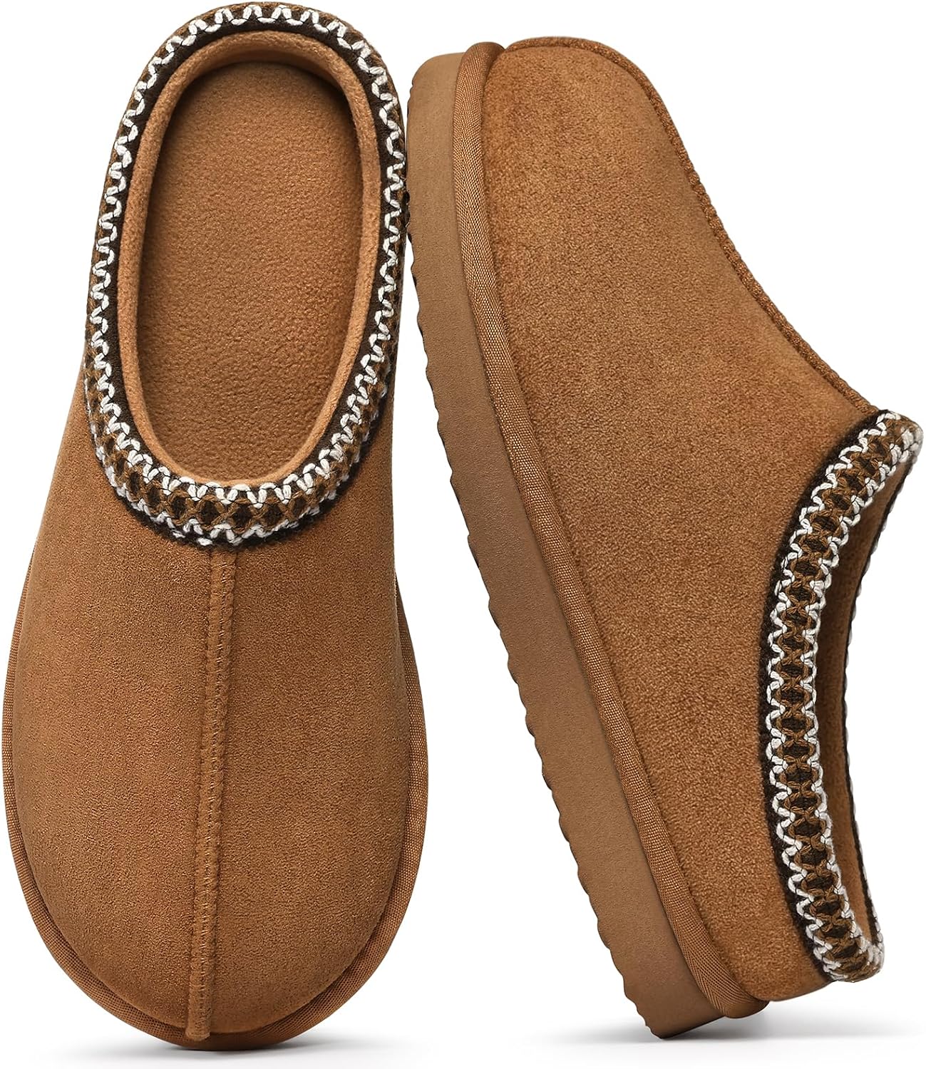 

Тапочки с памятью формы Litfun для женщин, уютные теплые домашние тапочки для дома и улицы, Chestnut