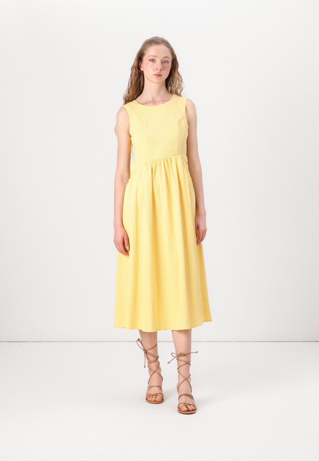 

Повседневное платье SLFLEONORA MIDI DRESS Selected Femme, желтый
