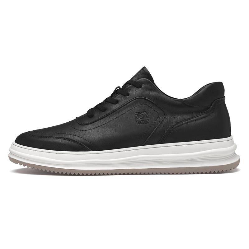 

Обувь для скейтбординга мужская Mulinsen, Black[Leather Shoe Size: Size 40 In This Model = Athletic Shoes 41]