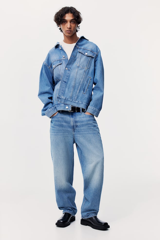 

Свободные джинсы H&M, синий