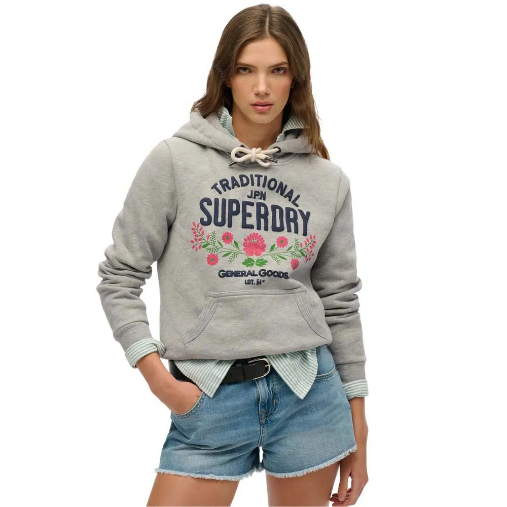 

Худи Superdry Lot 54, серый
