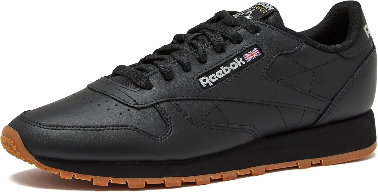 Кроссовки Reebok Unisex Klassiek Leer, Core Black Pure Grey5 Reebok Gum3