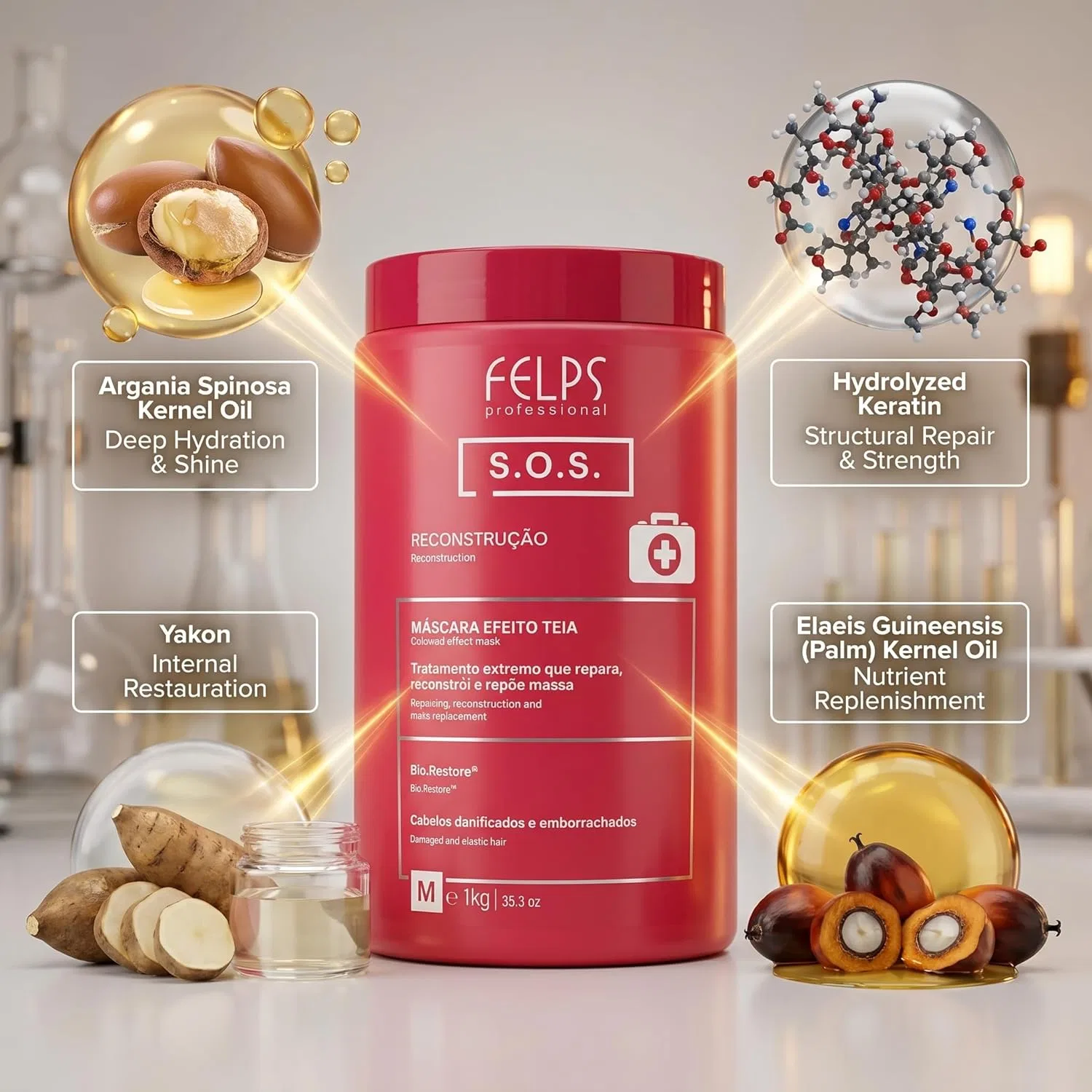 Маска для восстановления волос «S.O.S. Recovery Mask» от Felps Professional Felps Professional — фото 2