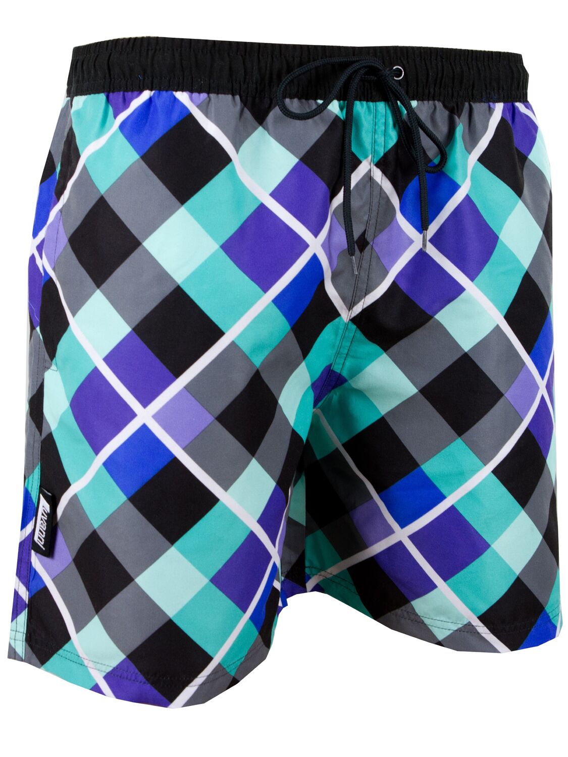 

Luvanni Шорты Board Shorts 'Boardshorts Style 12 Kariert' в синем цвете