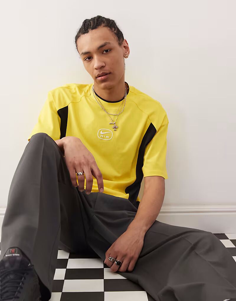 

Футболка Nike Air желтого цвета