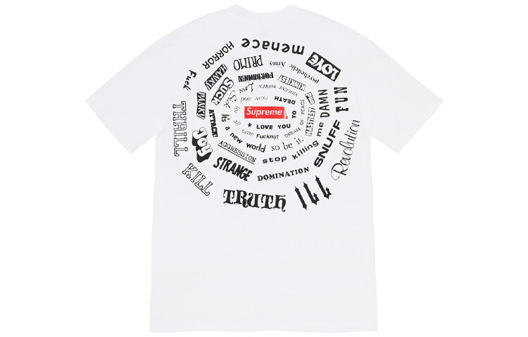 

Футболка Supreme SS21 Spiral, белый