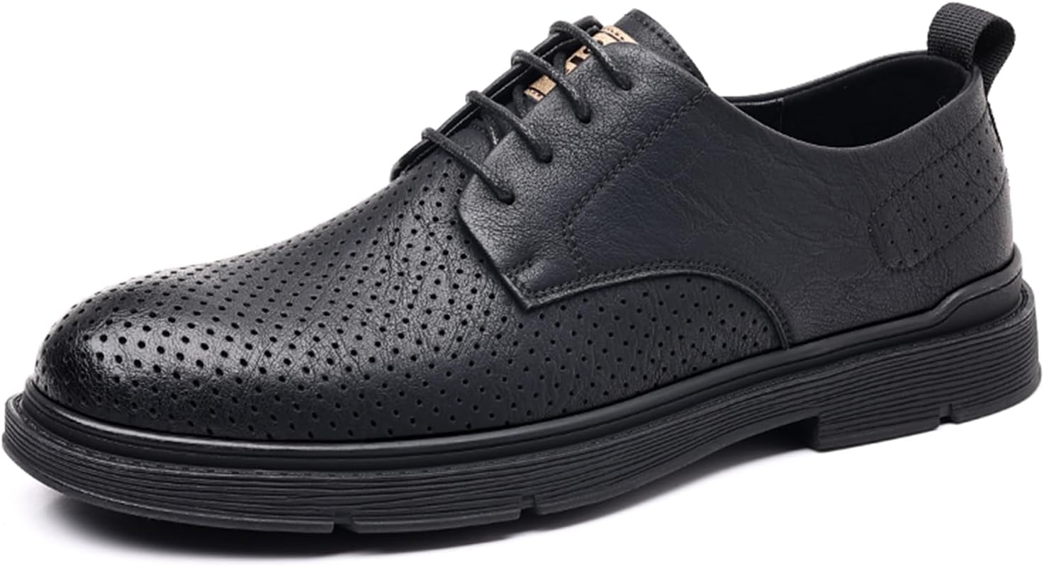 

Мужские оксфорды без шнурков Классические туфли на шнуровке Abborora, черный