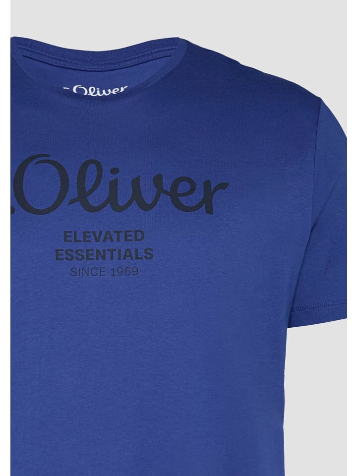 

Футболка s.Oliver T-Shirt kurzarm, синий