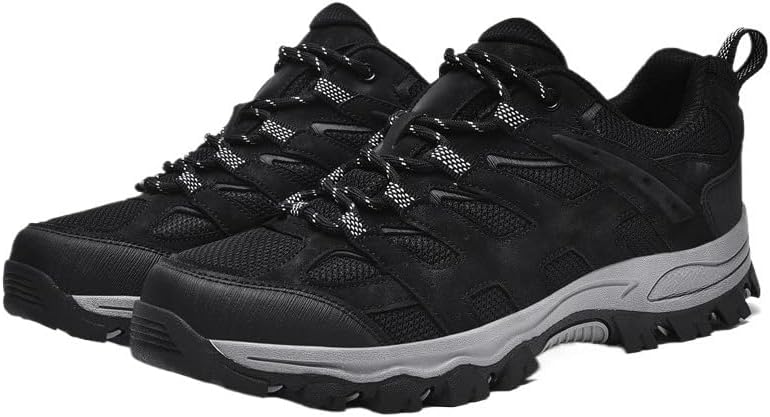 

Мужские легкие дышащие ортопедические походные кроссовки, удобные для пеших прогулок и работы, для любого сезона Hhhchpm, черный