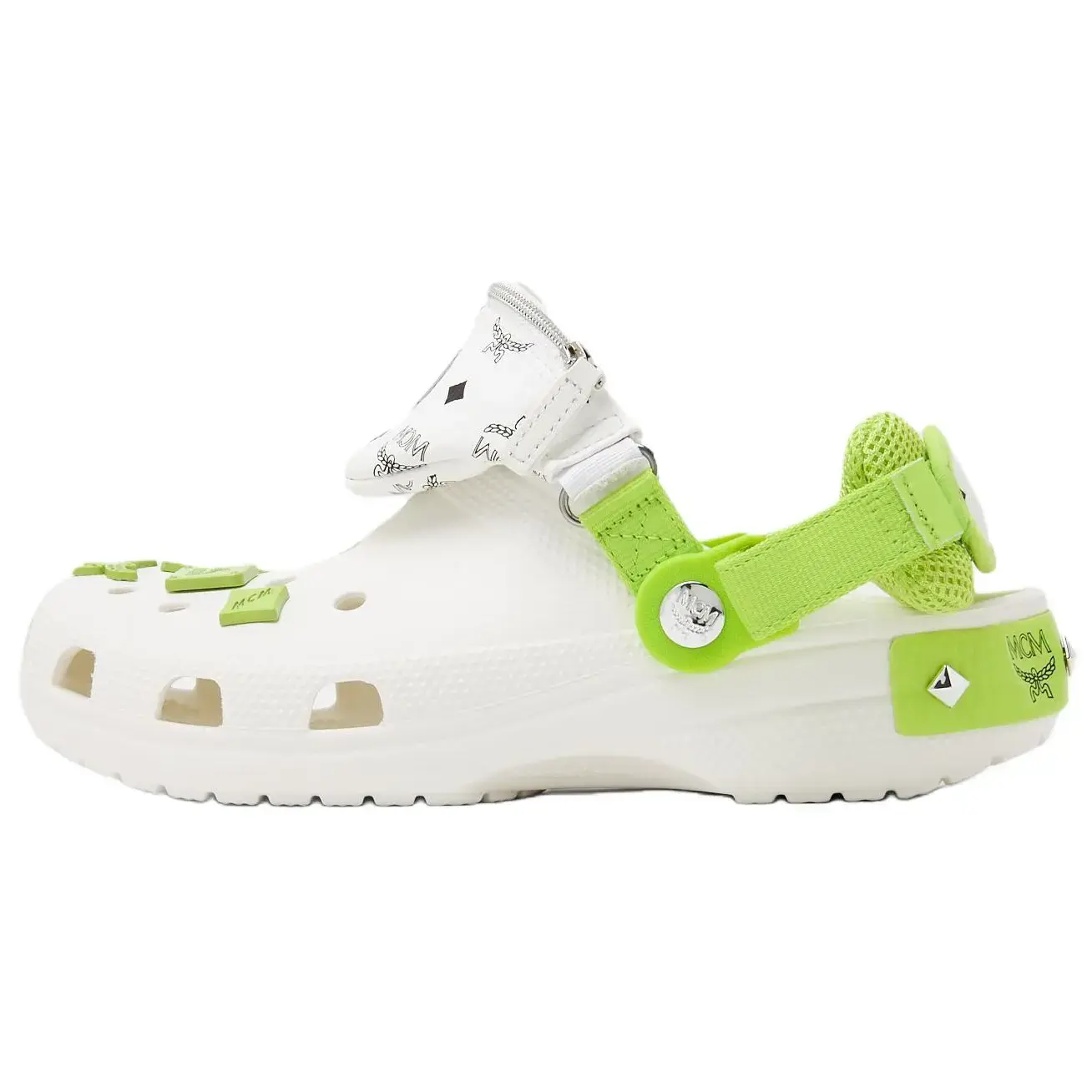 MCM Классические сабо Crocs белые зеленые