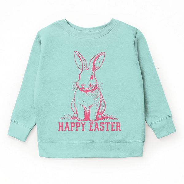 

Свитшот Happy Easter Bunny Outline The Juniper Shop, Seafoam