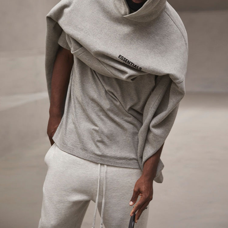 Футболка SS22 Fear Of God Essentials, светло-бежевый — фото 4