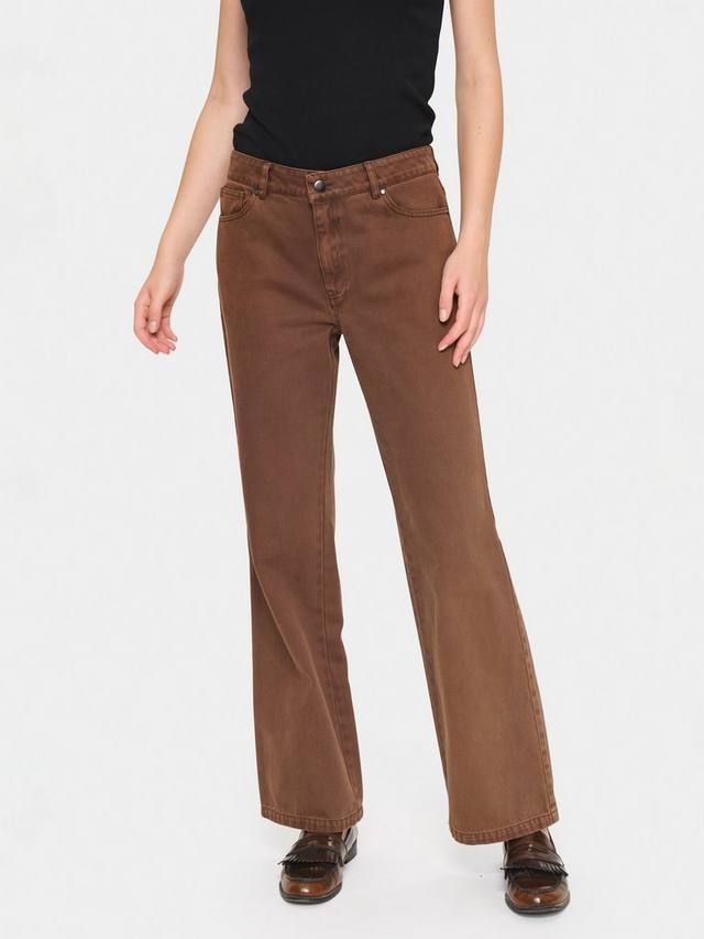 

Джинсы herma с широкими штанинами Saint Tropez, цвет Chocolate Brown