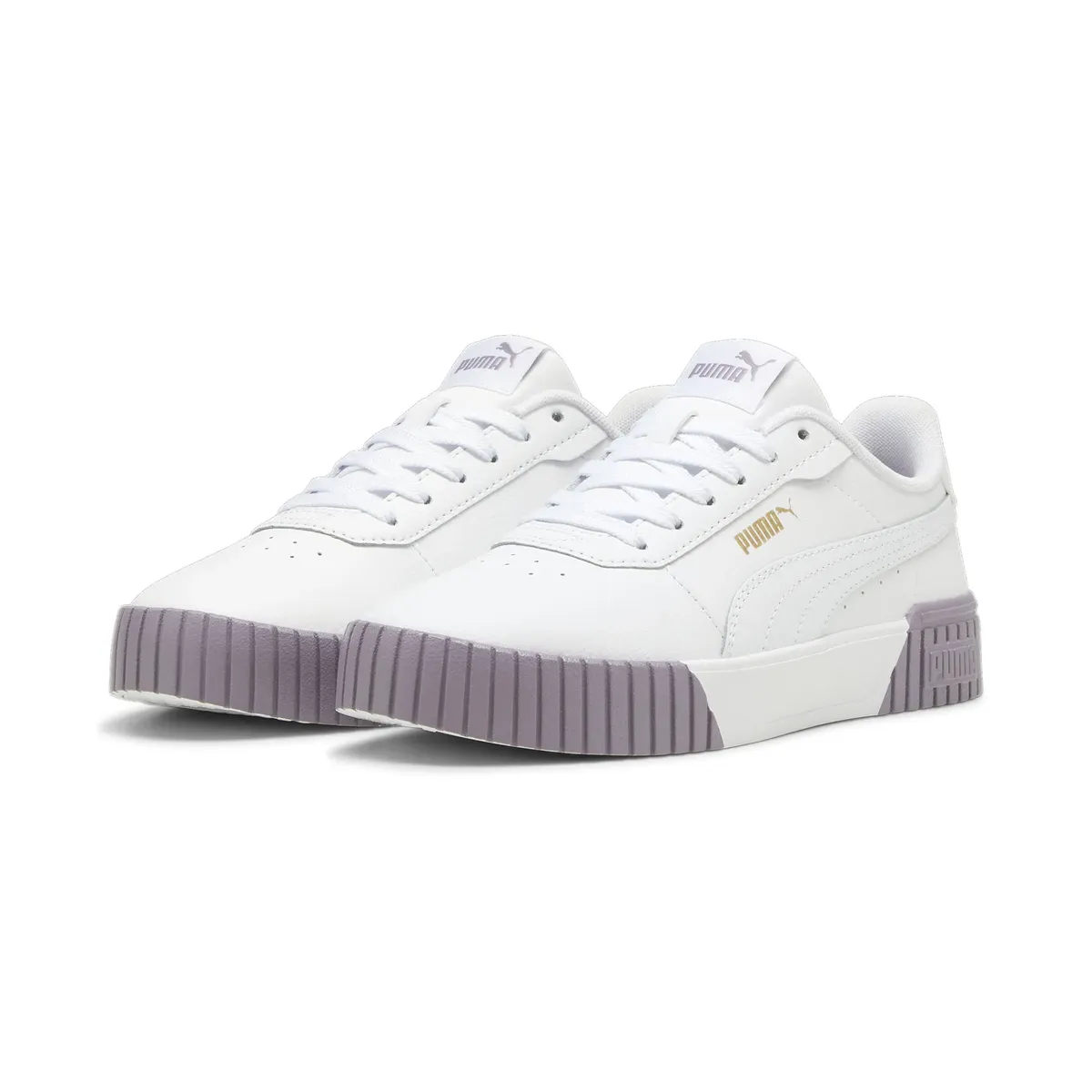 

Кроссовки PUMA "CARINA 2.0", цвет Puma White-Pale Plum- Puma Gold