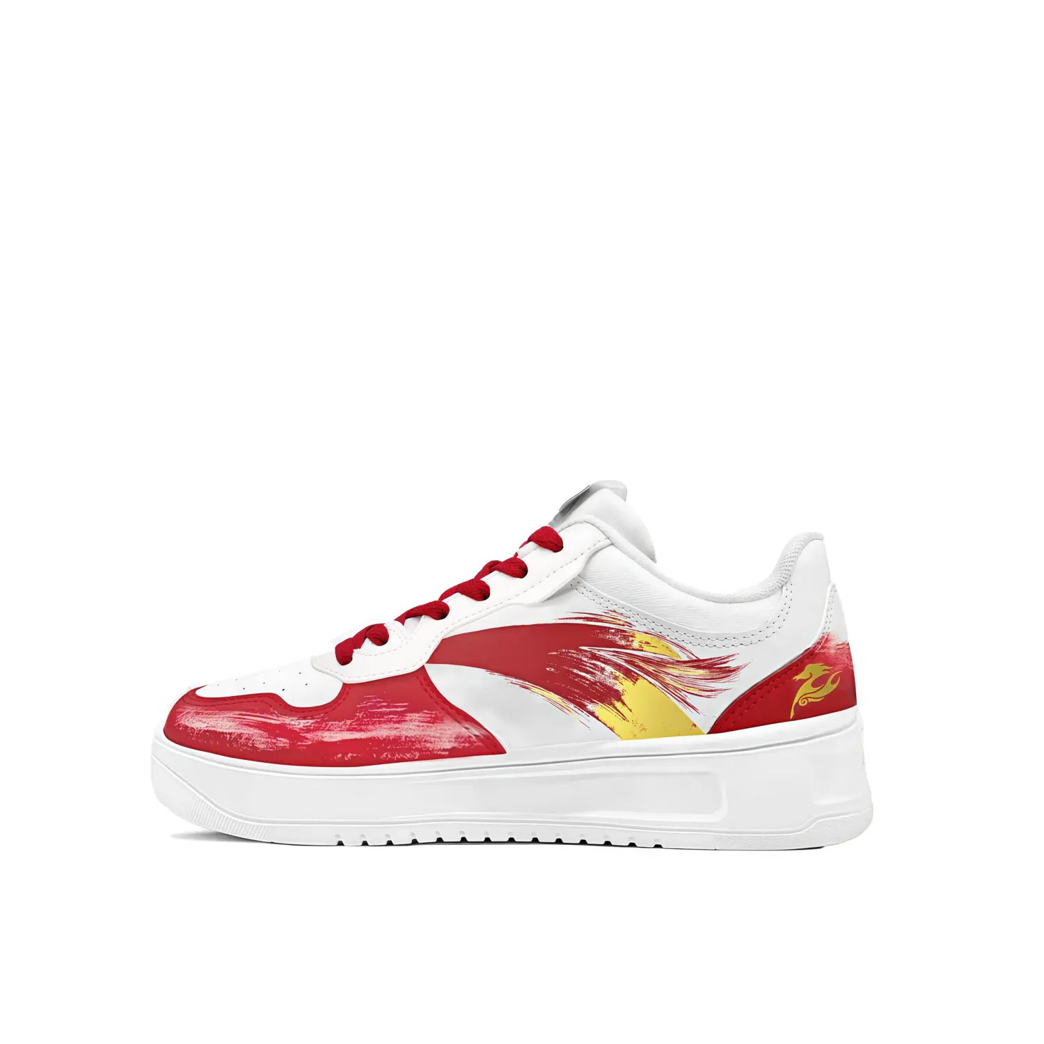 

ANTA Легкие амортизирующие износостойкие высотоувеличивающие низкие кроссовки для скейтбординга Unisex красные белые