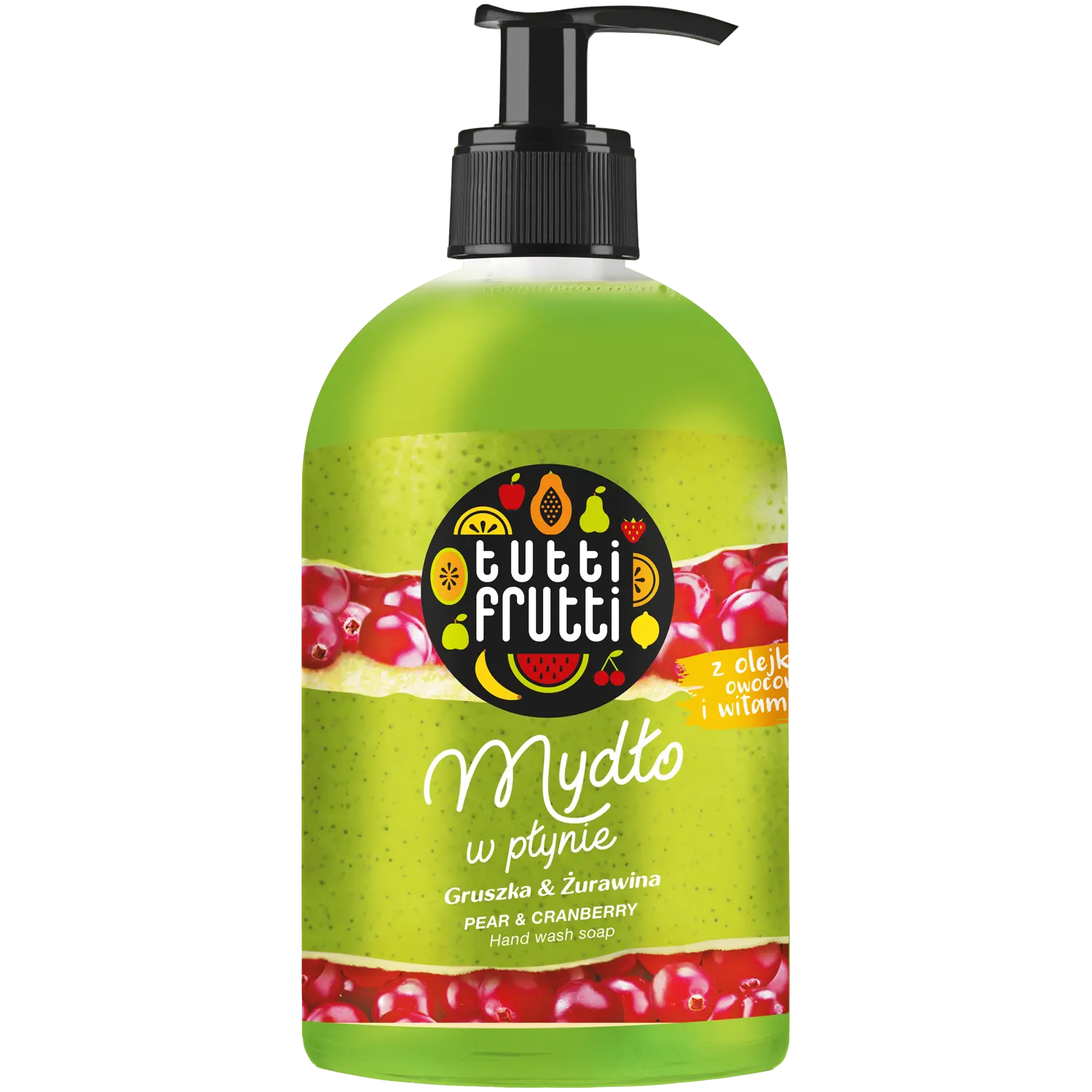 

Жидкое мыло Tutti Frutti Gruszka&Żurawina, 500 мл