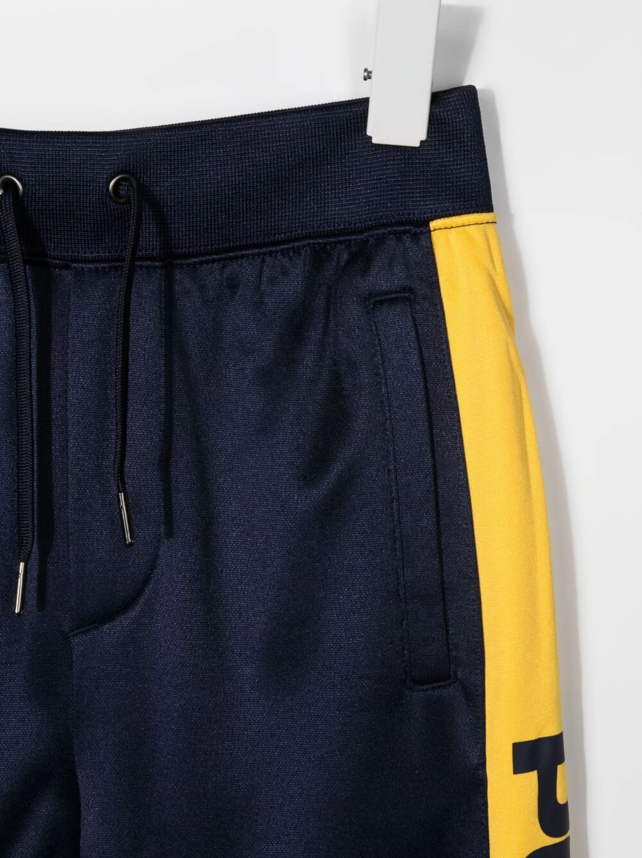 Спортивные брюки с логотипом Polo Ralph Lauren Kids, синий — фото 3