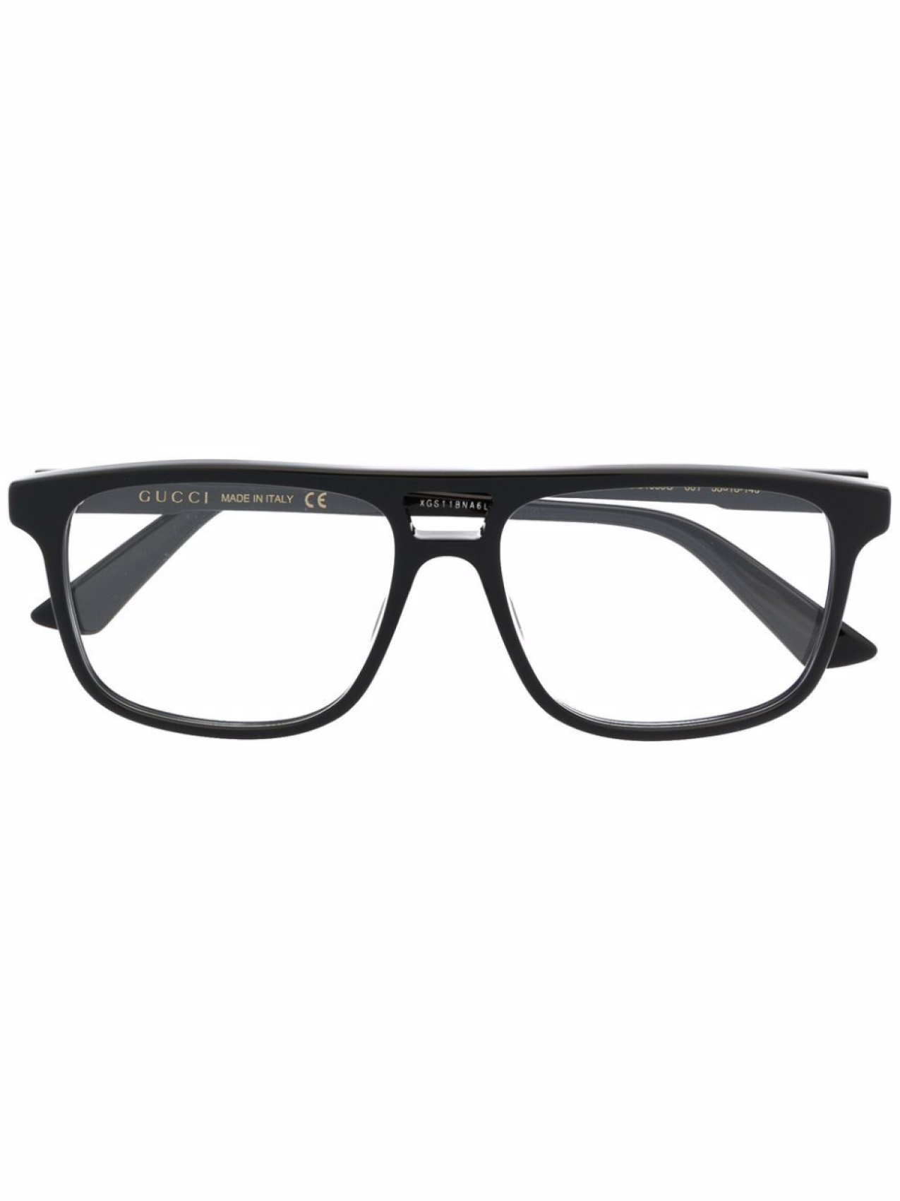 

Gucci Eyewear очки в прямоугольной оправе, черный
