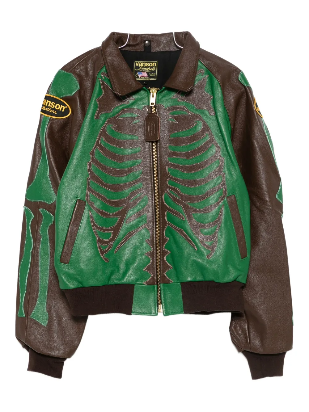 

Куртка Vanson Stadium Awake Ny, коричневый