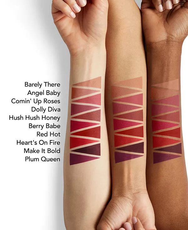 Жидкая матовая помада Full-On с эффектом придания объема губам Buxom Cosmetics, comin' up roses — фото 3