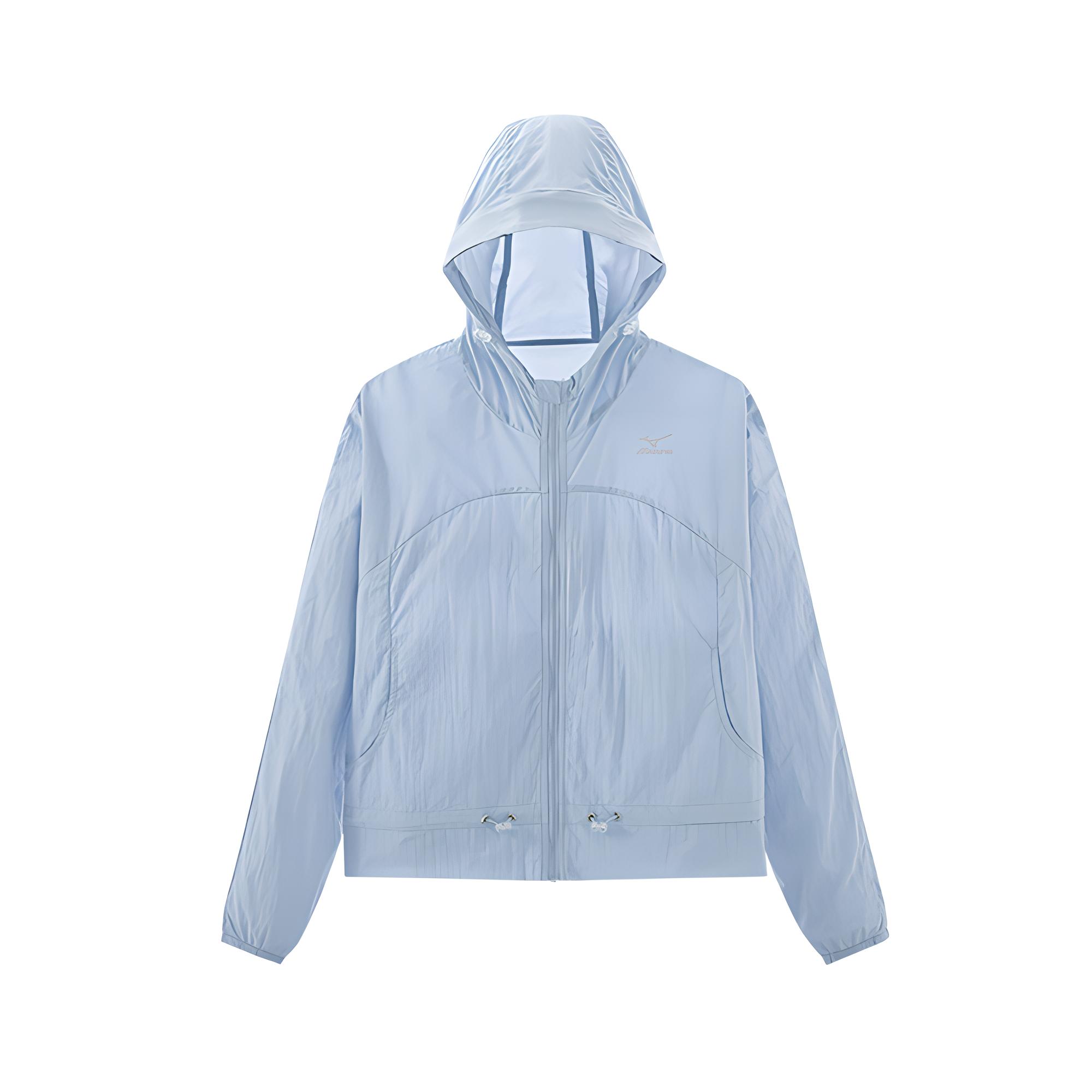 

Mizuno Дышащая быстросохнущая ветрозащитная одежда с защитой от ультрафиолета унисекс, Misty Rain Blue