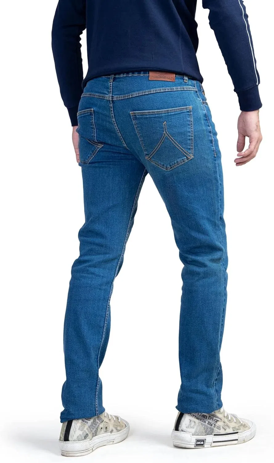 Джинсы Slim Fit Go Denim, темно-синие — фото 3