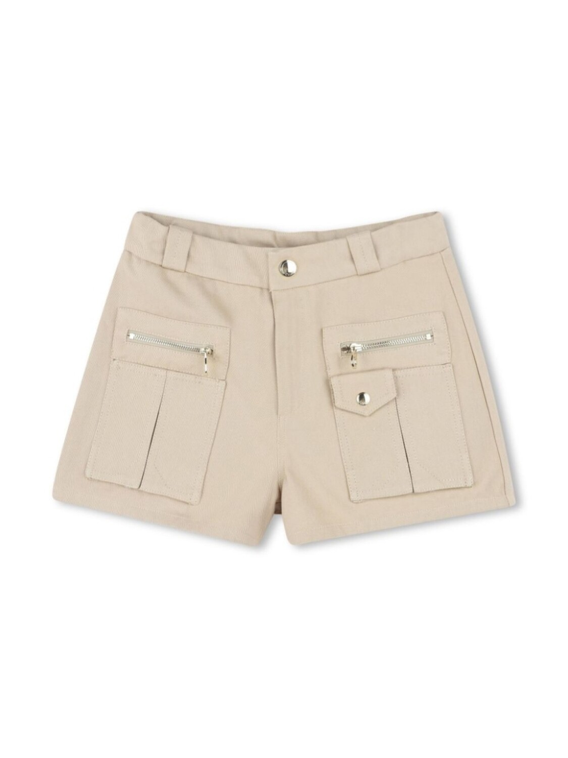 

Шорты из органического хлопка Chloé Kids, нейтральный цвет