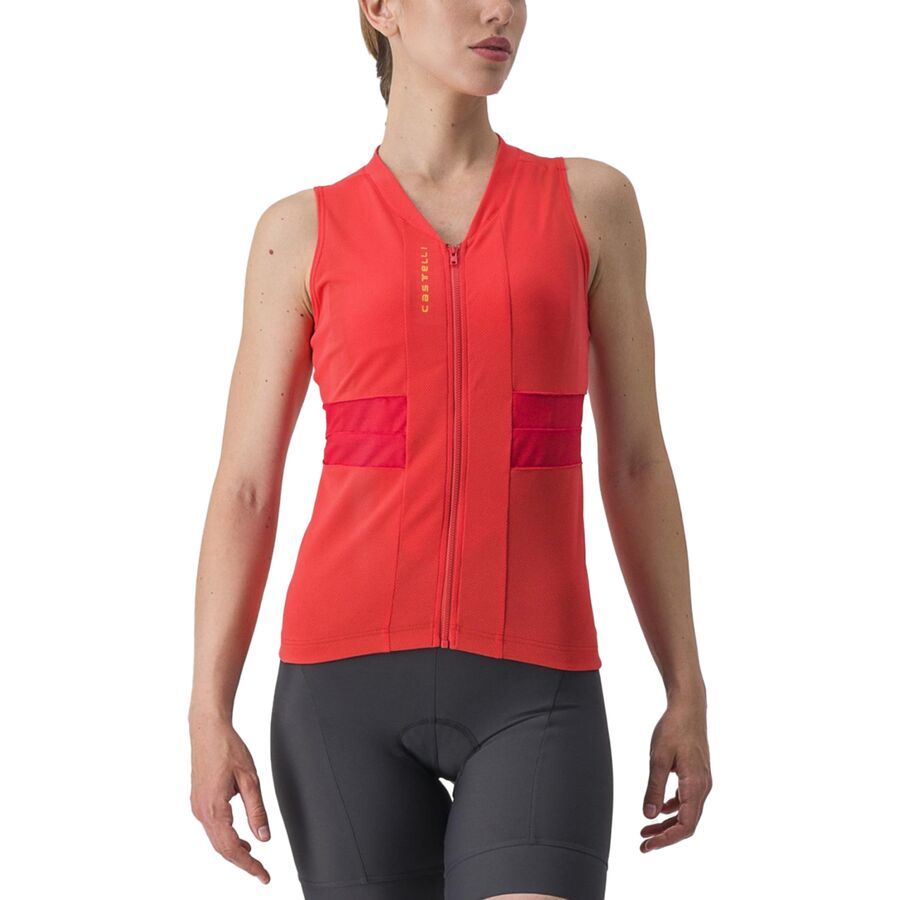 

Футболка Castelli Anima 4 Sleeveless Castelli, Hibiscus/Soft Orange
