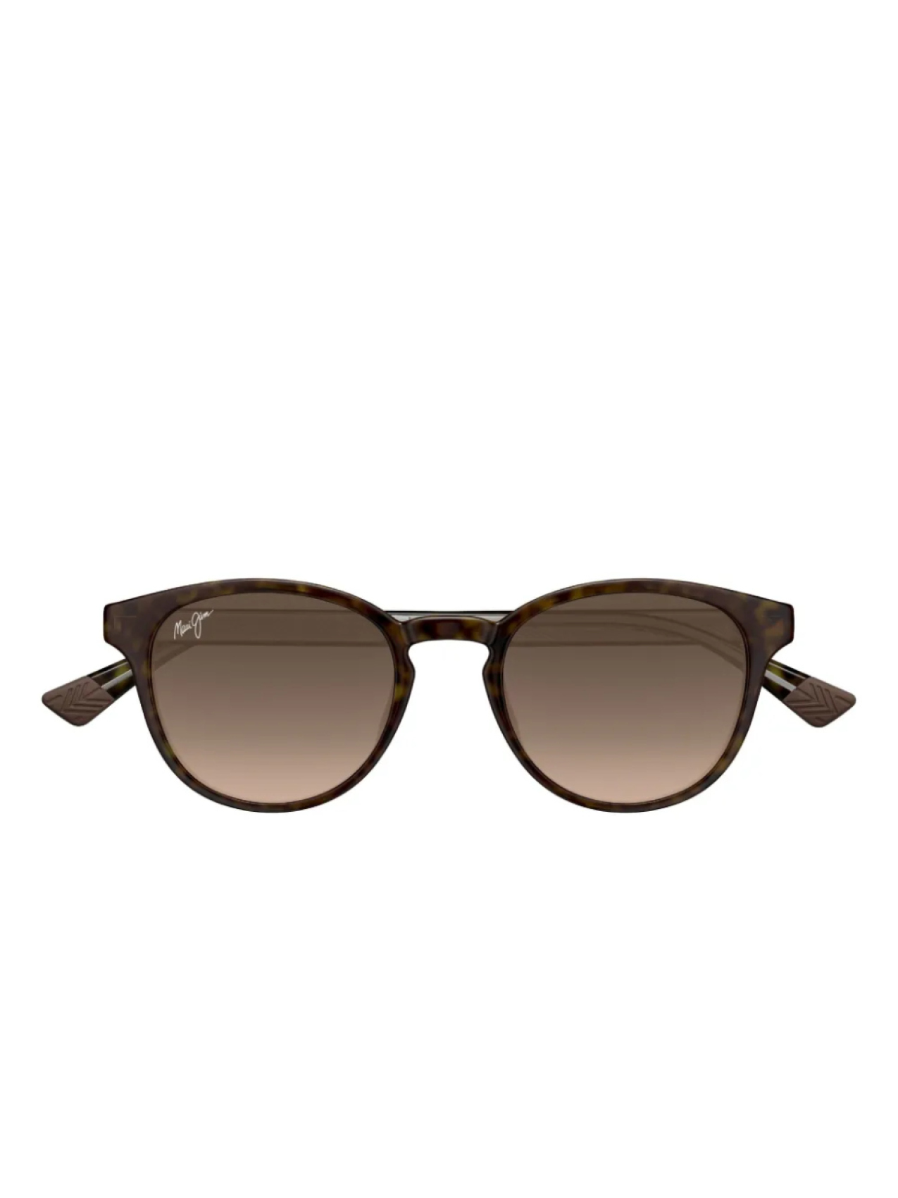 

Солнцезащитные очки Maui Jim Hiehie в круглой черепаховой оправе, коричневый