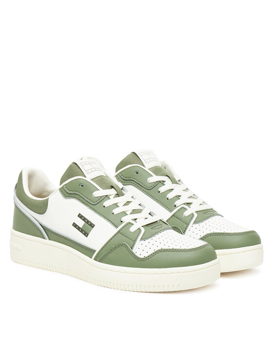 Кроссовки Tjm Retro Basket EM0EM01610 Tommy Jeans, белый — фото 2