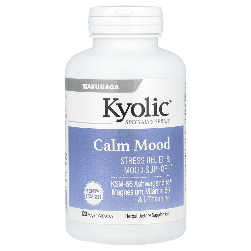 

Kyolic, Specialty Series, для спокойного настроения, 120 веганских капсул