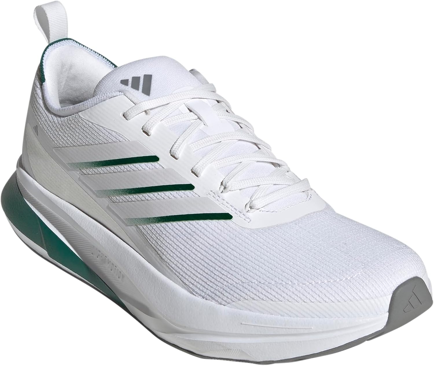 Мужские кроссовки для бега adidas Duramo SL 2, белый/зеленый — фото 2