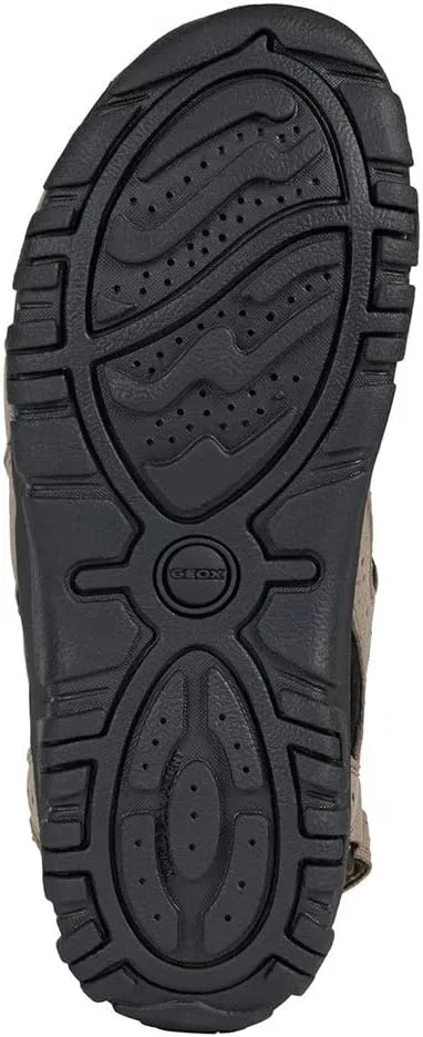 Мужские сандалии Uomo Strada B с закрытой подошвой Geox, Taupe Black — фото 2