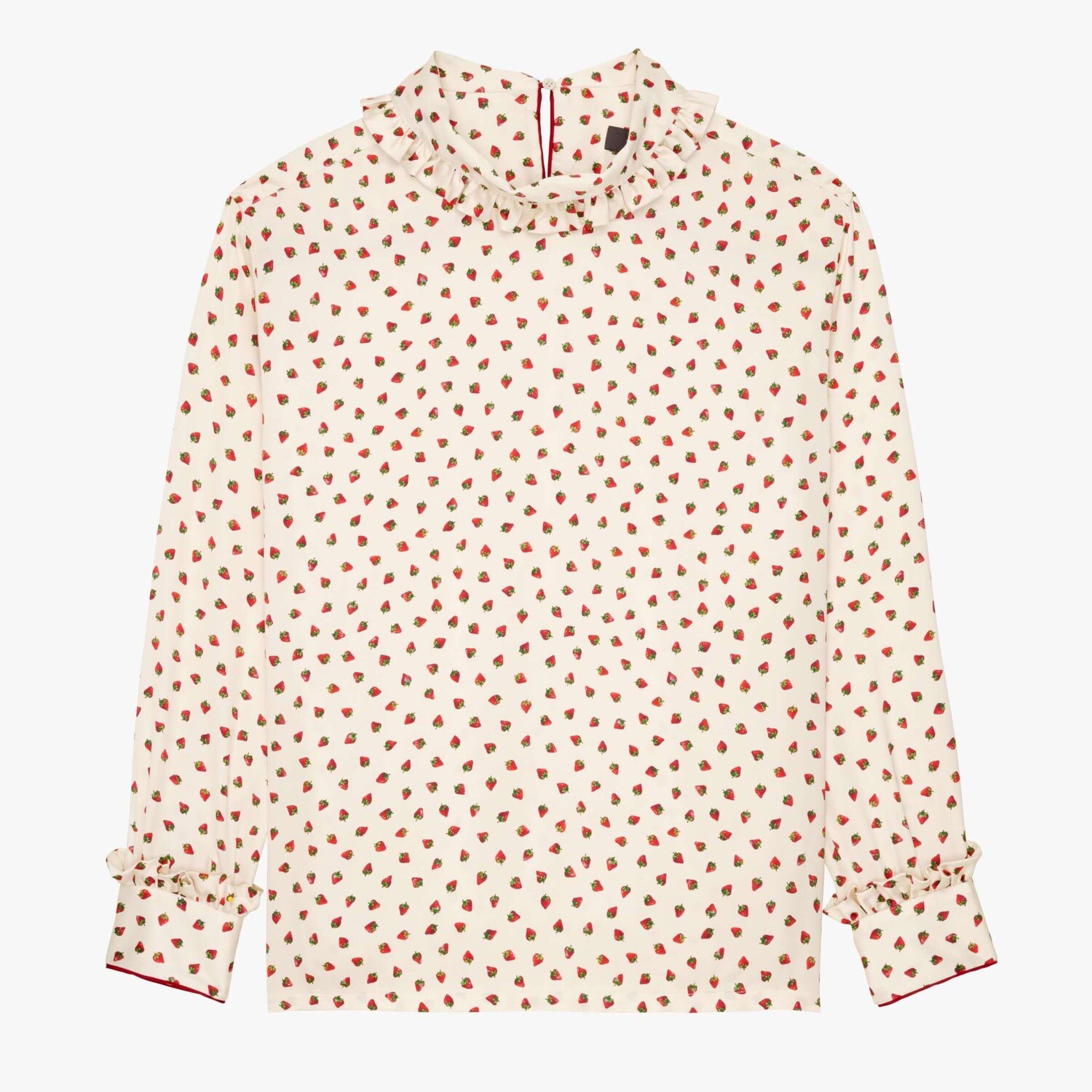 

Блузка Zara by Stefano Pilati Strawberry Pyjama, мультиколор
