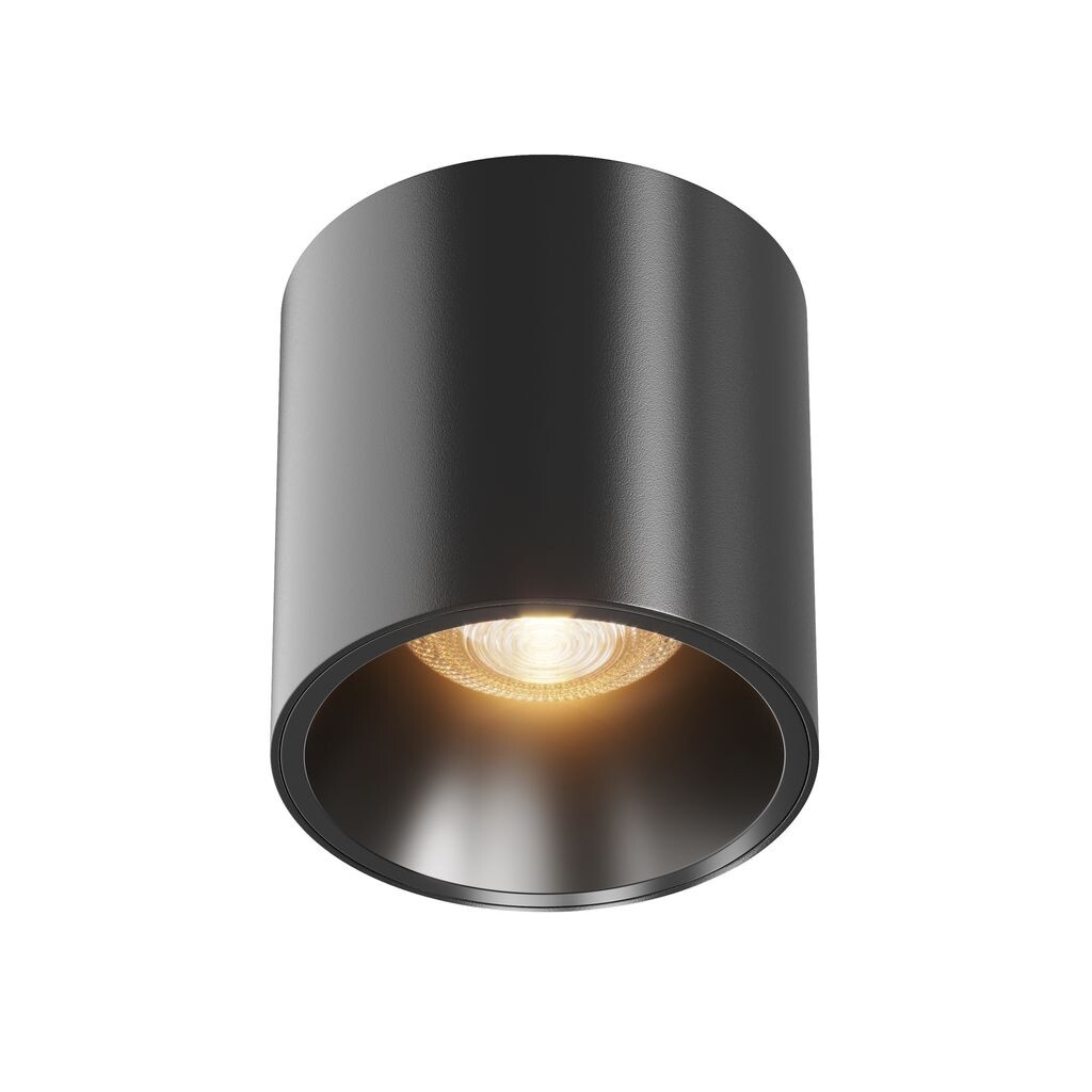 

Потолочный точечный светильник Maytoni Alfa LED LED, черный, из алюминия и пластика, с регулируемой яркостью, 12 Вт, для кухни, спальни, гостиной, столовой, прихожей. Maytoni GmbH