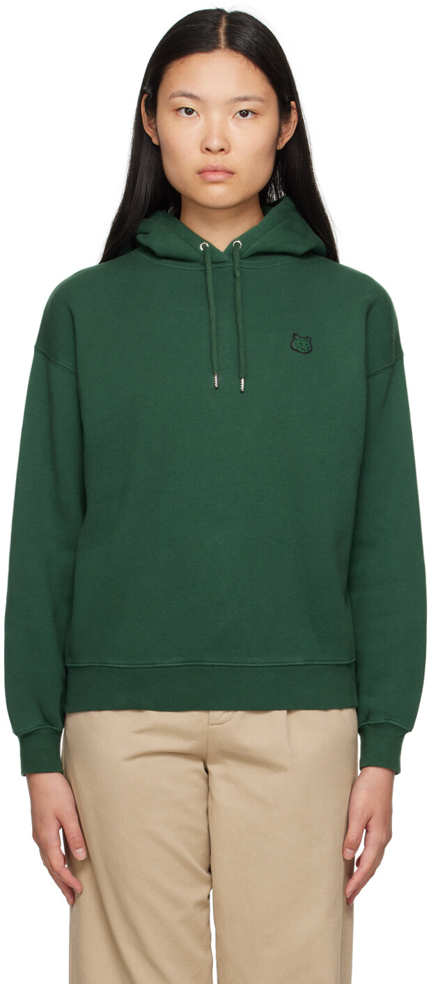 

Толстовка с капюшоном Green Bold Fox Head Bottle Maison Kitsune