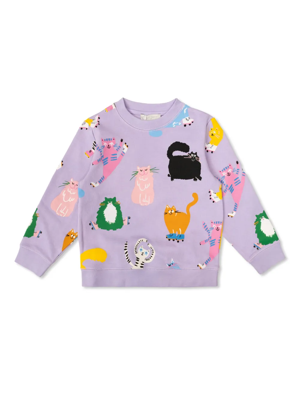 

Толстовка с принтом Stella McCartney Kids, фиолетовый