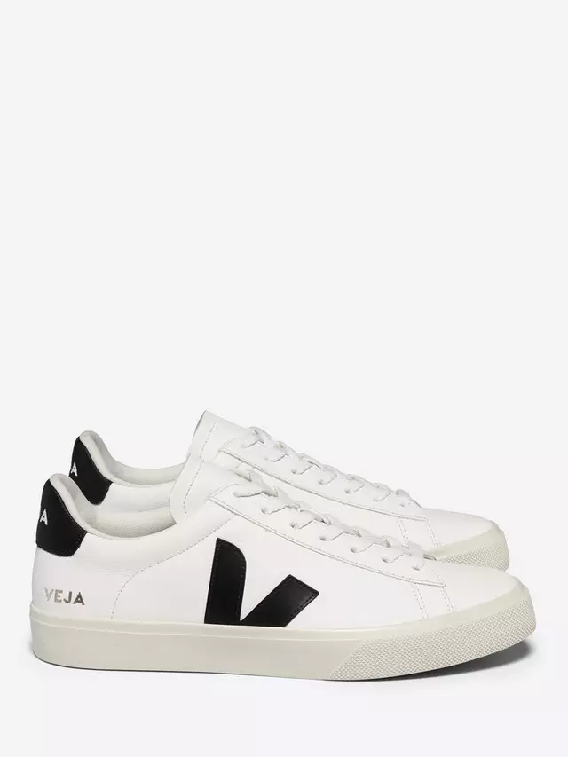 

Кроссовки VEJA Campo Leather, цвет extra white/black