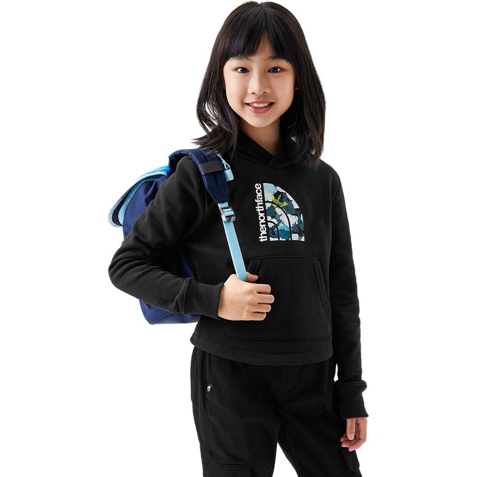 Детский свитшот THE NORTH FACE, цвет Black — фото 3