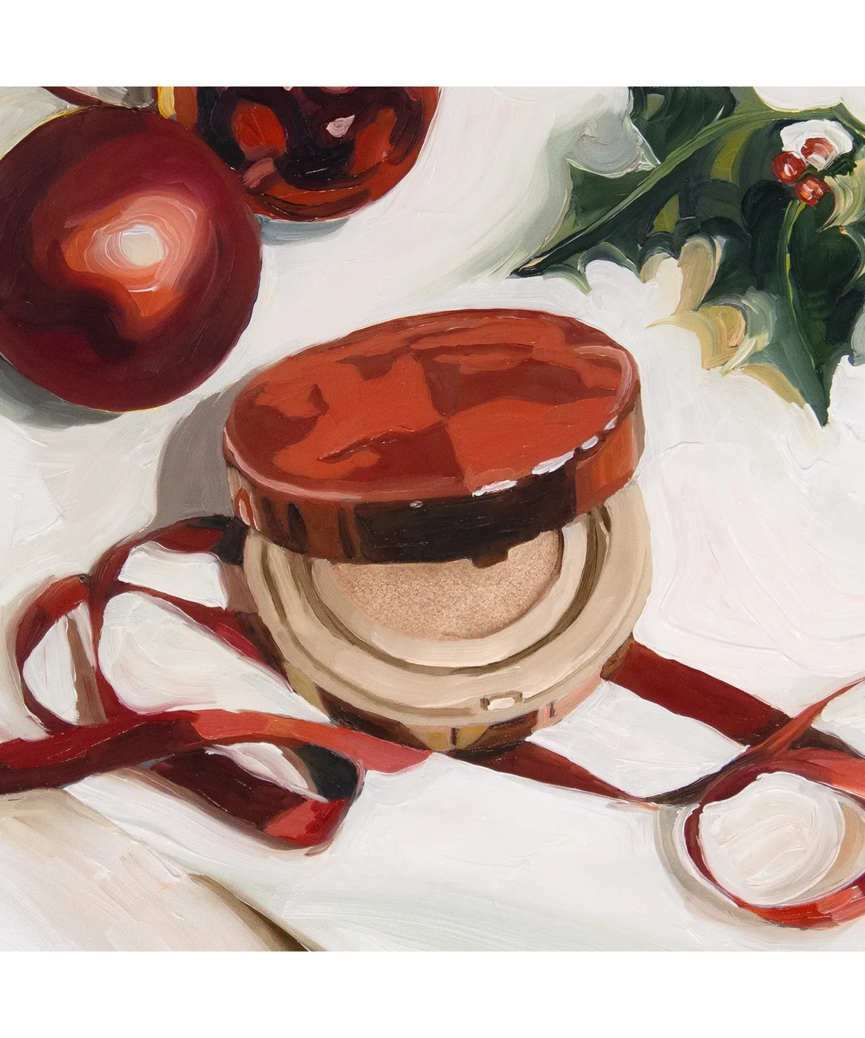 Кушон-основа матовая Burberry Beyond Wear Perfecting Matt Cushion Holiday Edition, красный — фото 3