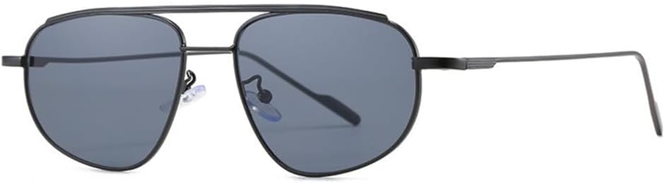 

Овальные солнцезащитные очки для женщин и мужчин в стиле ретро с металлической оправой, женские солнцезащитные очки с защитой от УФ-излучения UV400, m31144 generic, Black Black