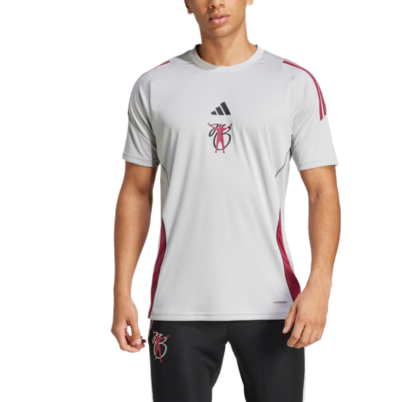 Футболка для тренировок с доставкой для участников AdiClub Adidas, серый — фото 3