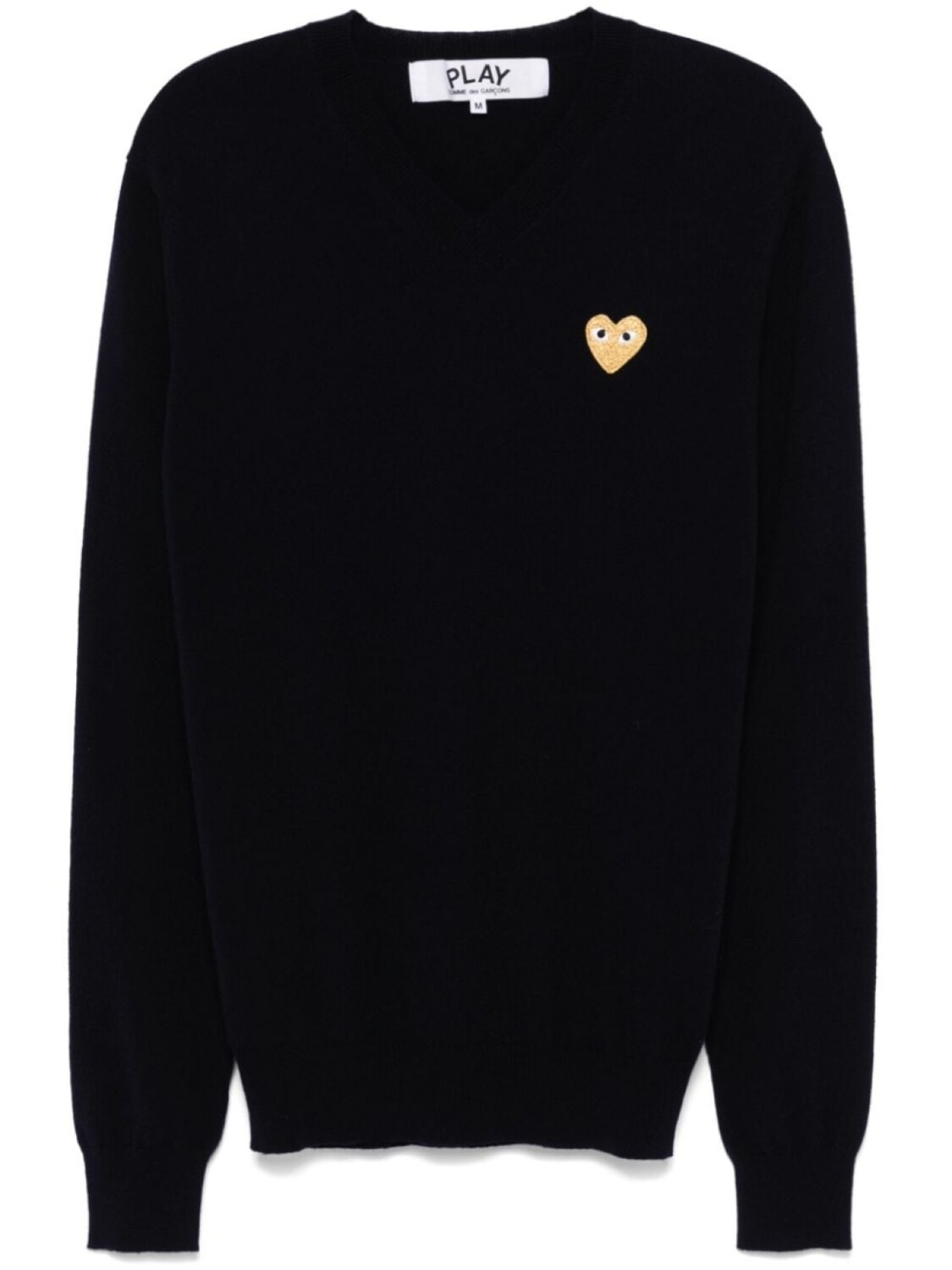 

Comme Des Garçons Play свитер с нашивкой, синий