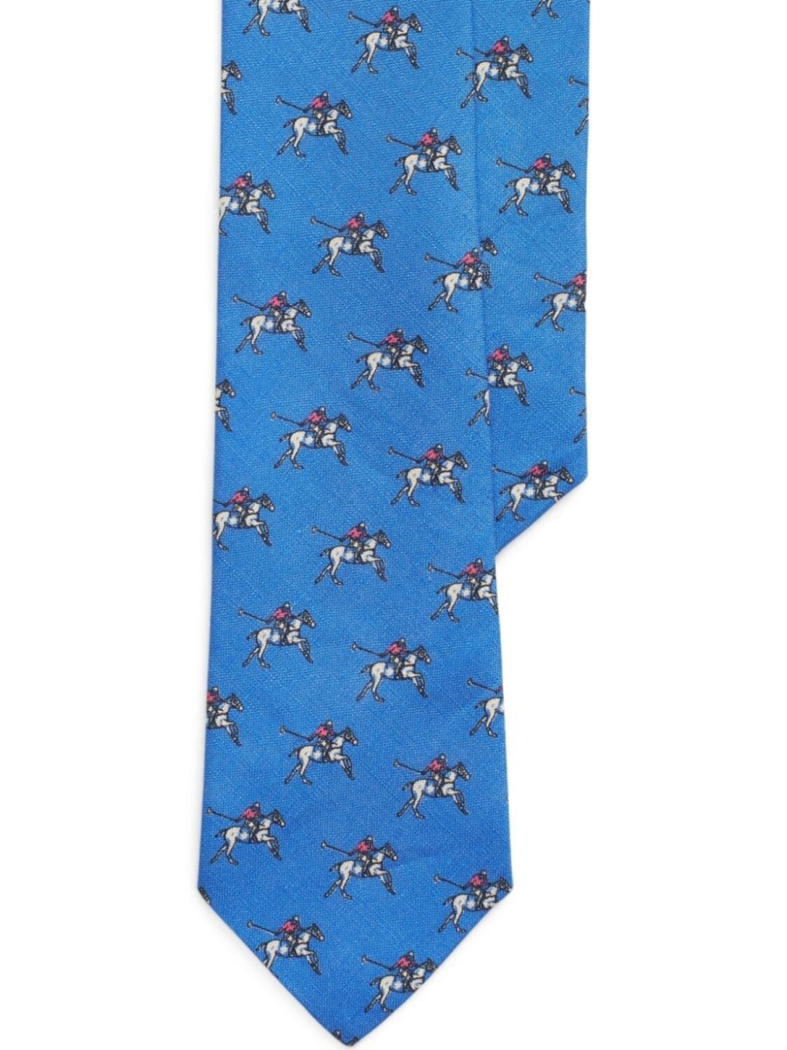 

Polo Ralph Lauren жаккардовый галстук из льна, синий