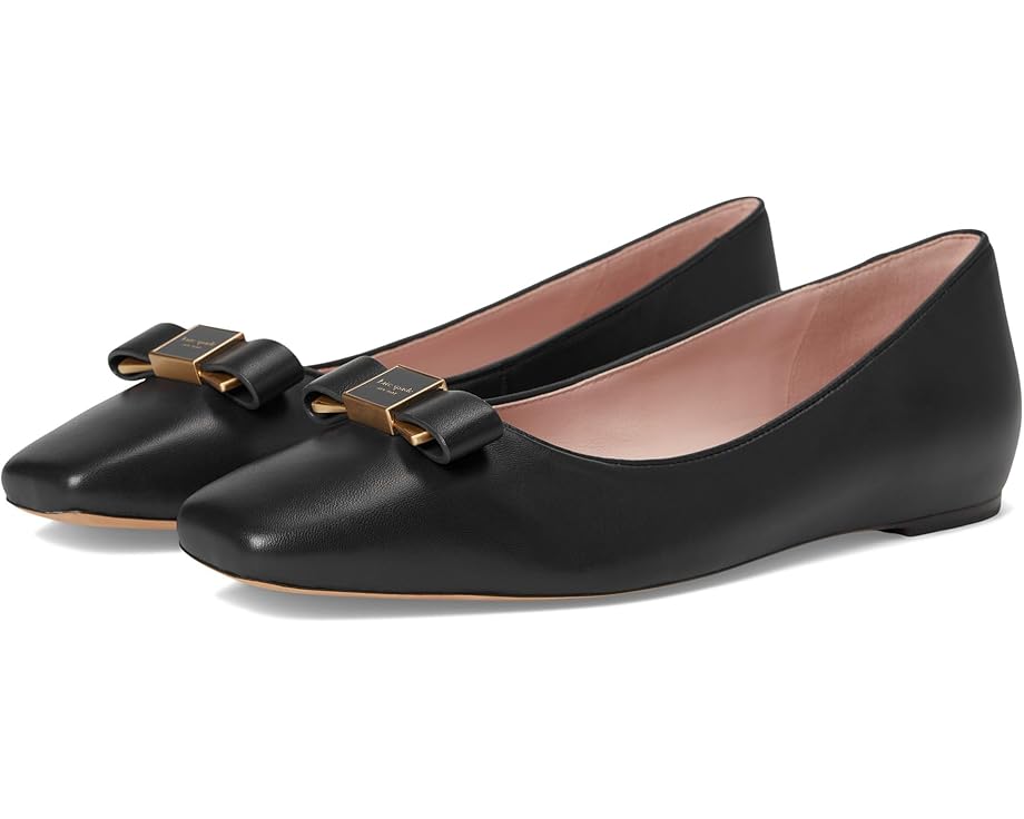 Балетки Kate Spade New York Bowdie Smooth Leather Ballet Flat, цвет Captain Navy
