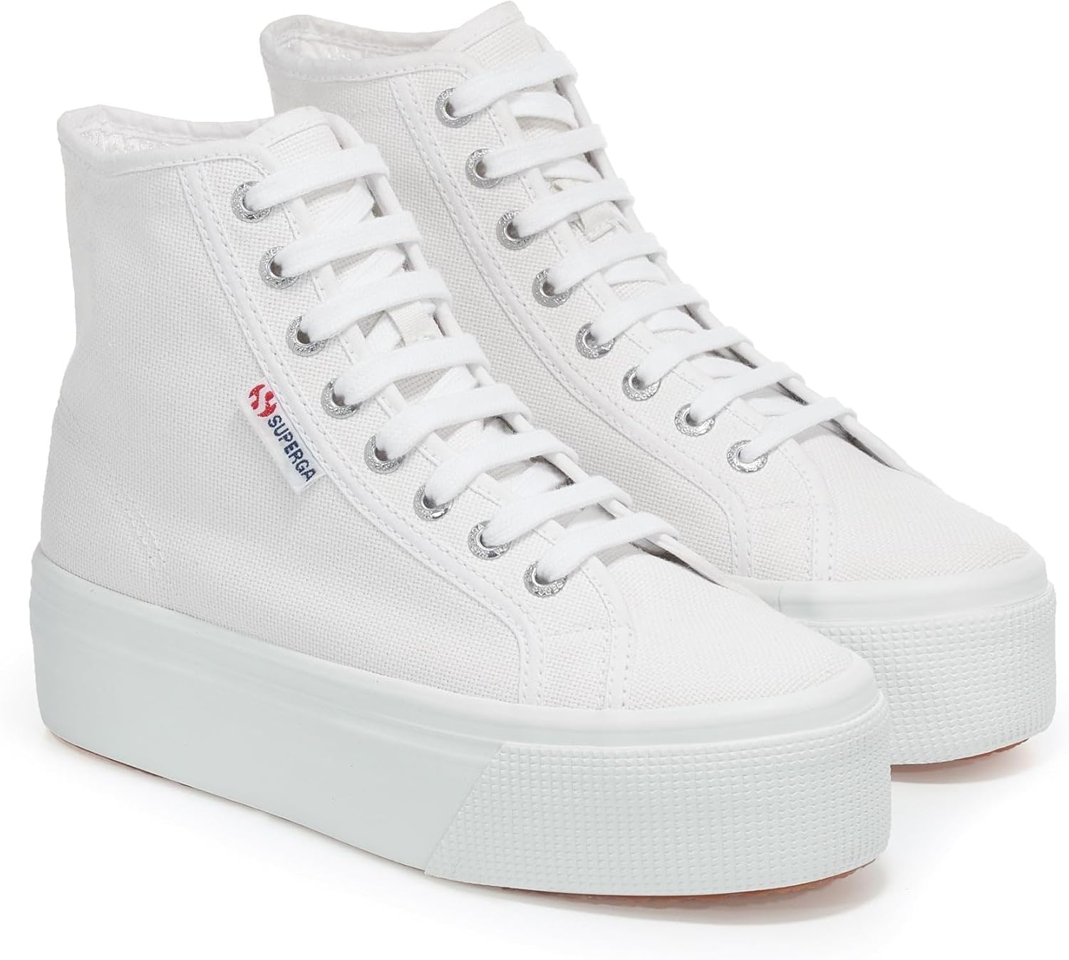 Кроссовки Superga Unisex-Adult 2708 Hi Top, белый — фото 2