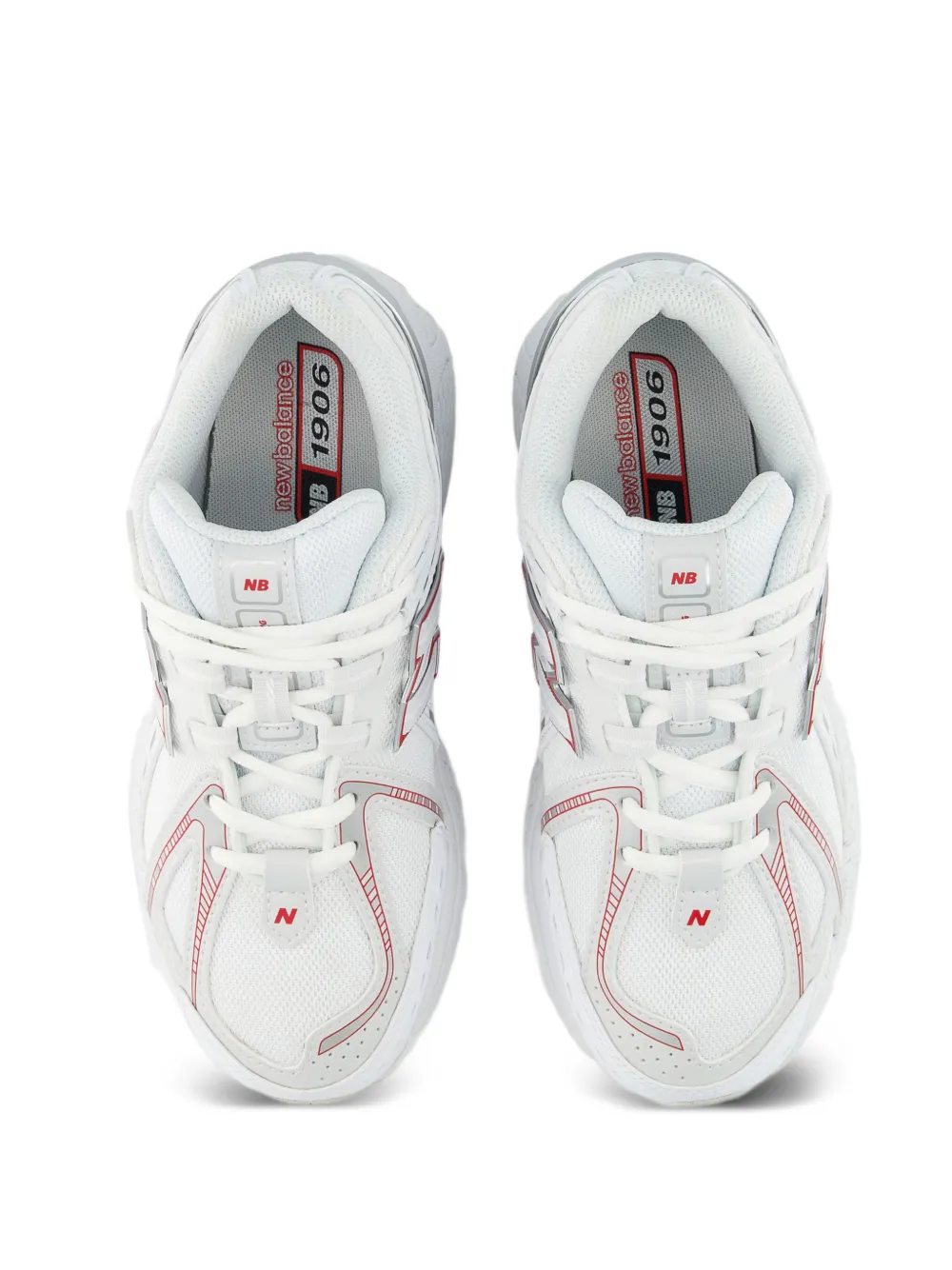Кроссовки 1906 на шнуровке New Balance Kids, белый — фото 4