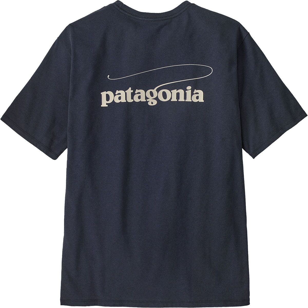 Футболка Casting Logo Responsibili-Tee Patagonia, цвет smolder blue — фото 2